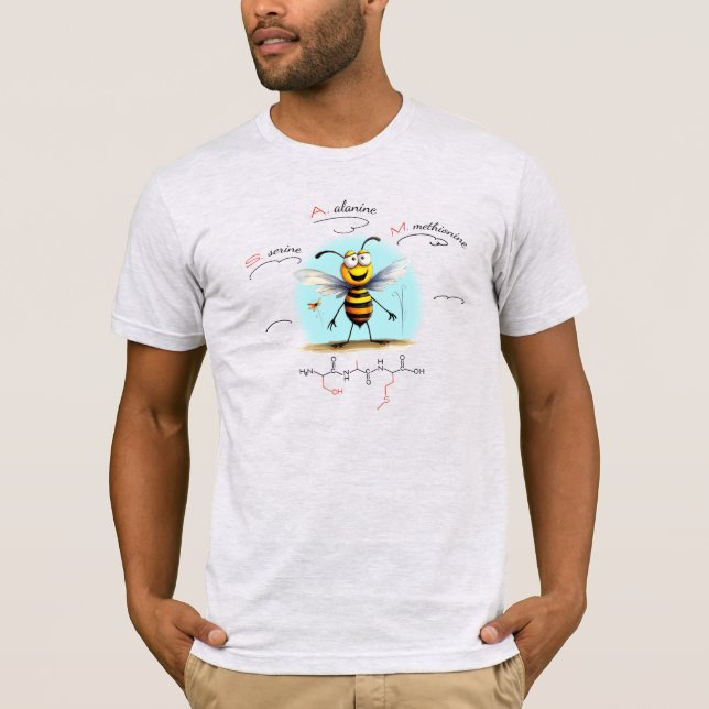 SAM-Peptid, Bee-9 w/custom text, leicht T-Shirt (Vorderseite)