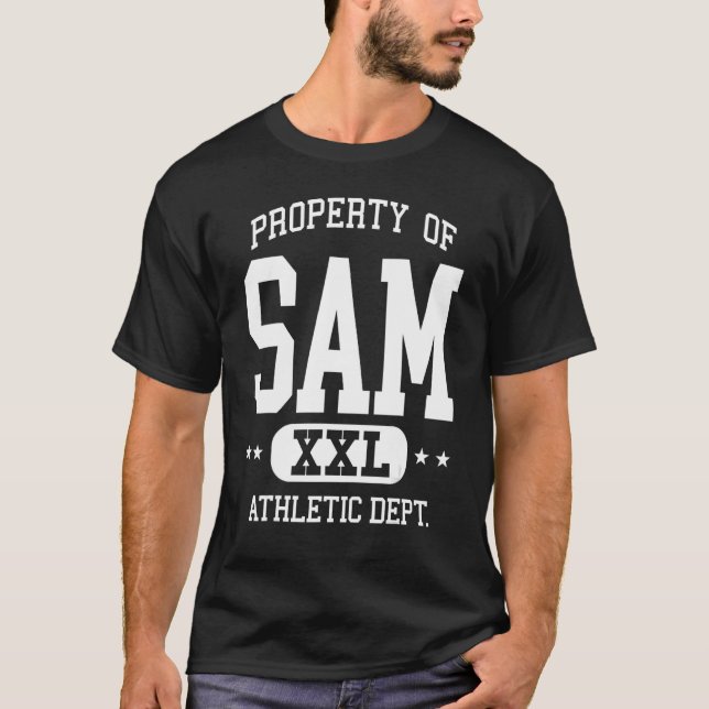 SAM Retro Athletic Property Dept T-Shirt (Vorderseite)