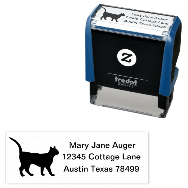 Sam Sawet Cat Personalisiert Permastempel (Beispiel)