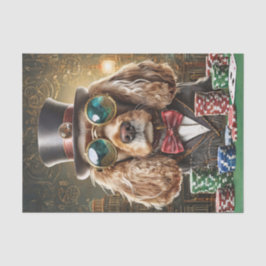 Sam Slick, Cocker Spaniel Poker spielen Seidenpapier