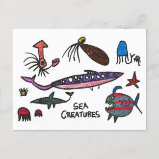 Sam the Igel - Johnny's Postcard #4 Postkarte