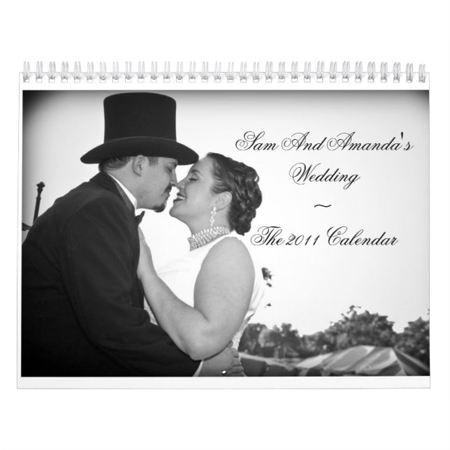 Sam und Amanda Wedding~The 2011 Kalender (Titelbild)