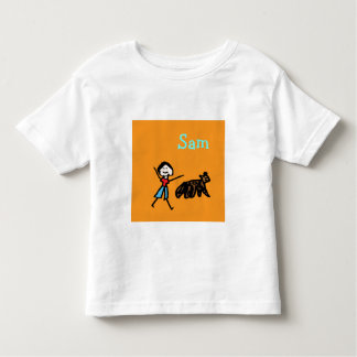 Sam und sein Hund - Maßgeschneidert Kleinkind T-shirt