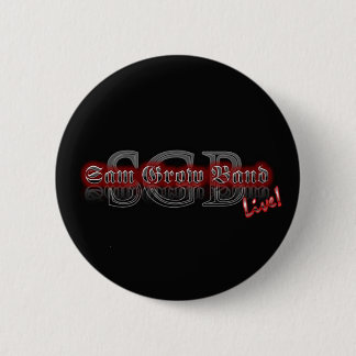 Sam wachsen Band-Knopf mit schwarzem "SGB" Logo Button