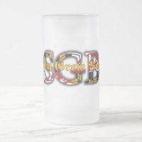 Sam wachsen Band MD-Logo-mattierte Bier-Tasse