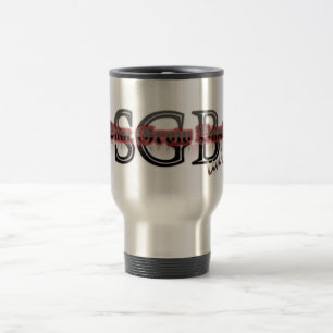 Sam wachsen Band-Reise Tasse-Silber Reisebecher