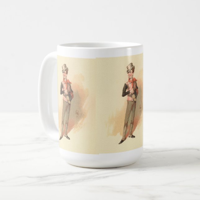 Sam Weller von Kyd von Dickens The Pickwick Papers Kaffeetasse (Vorderseite Links)