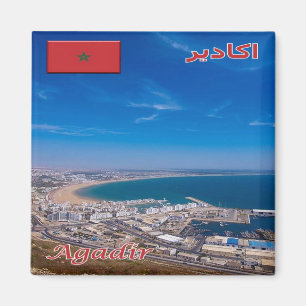 SAMA026 AGADIR, Marokko, Afrika, Kühlschrank Magnet