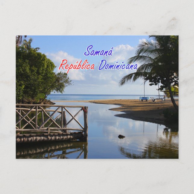 Samaná República Dominicana Postkarte (Vorderseite)