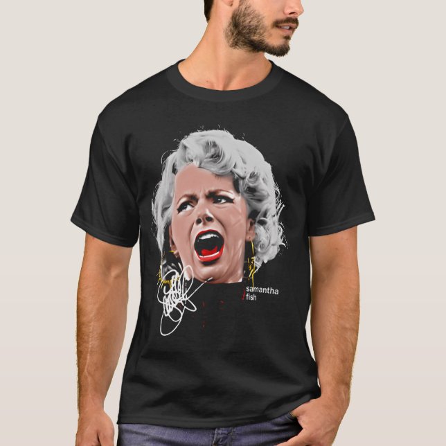 Samantha Fish großes Gesicht T-Shirt (Vorderseite)