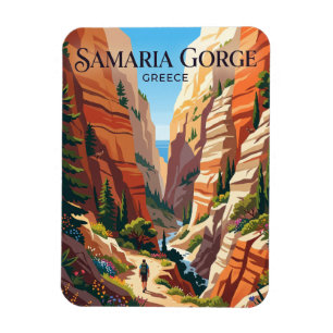 Samaria-Schlucht Griechenland Magnet