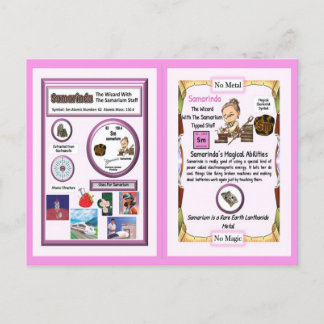 Samarinda Wizard - Samarium-Element Postkarte