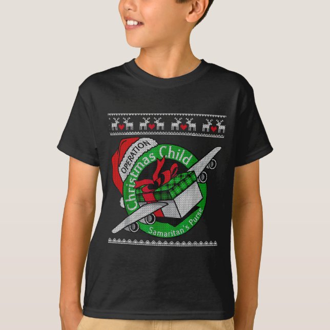 Samaritan's Purse Operation Christmas Child Funny  T-Shirt (Vorderseite)