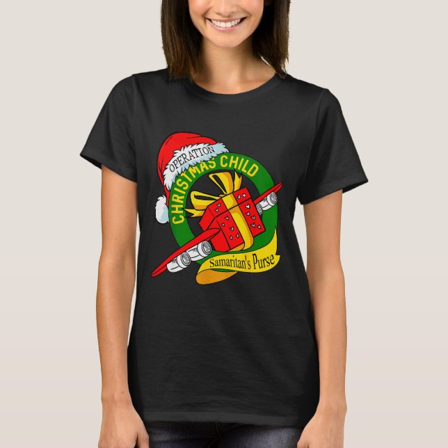 Samaritan's Purse Operation Christmas Child Funny  T-Shirt (Vorderseite)