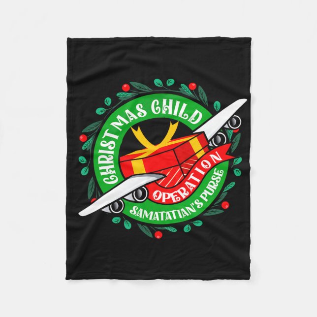 Samaritan's Purse Operation Christmas Child Meme C Fleecedecke (Vorderseite)