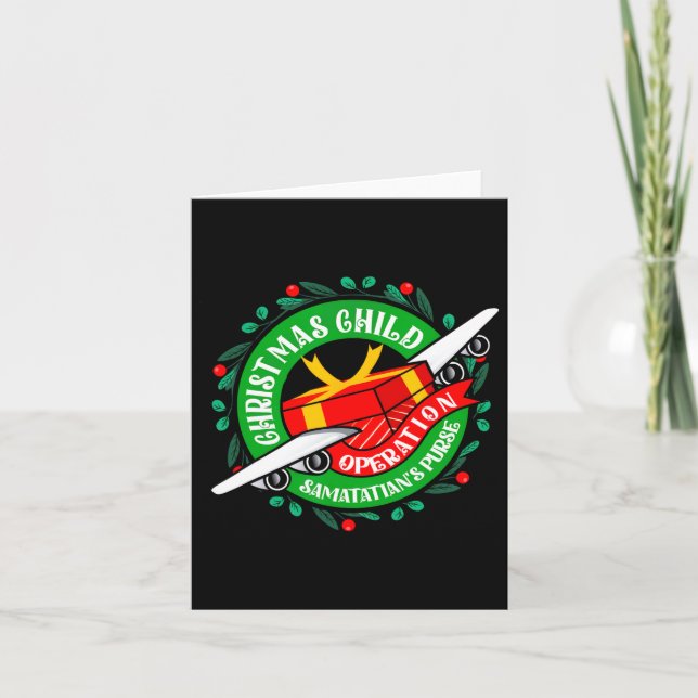 Samaritans Purse Operation Weihnachts-Kindermädche Karte (Vorderseite)