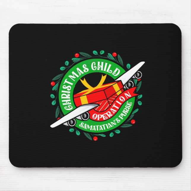 Samaritans Purse Operation Weihnachts-Kindermädche Mousepad (Vorne)
