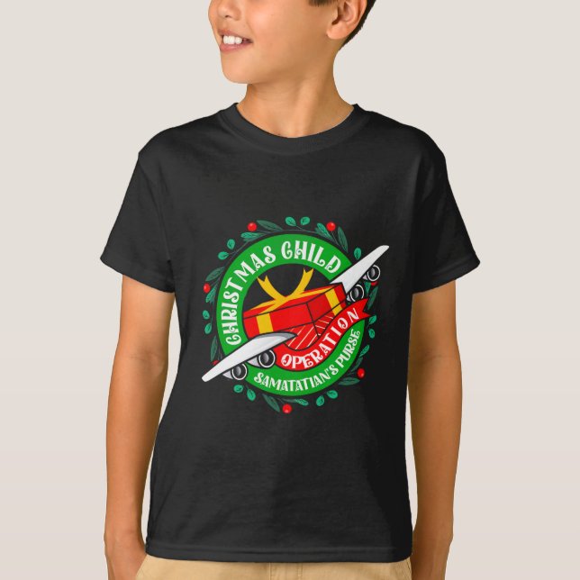 Samaritans Purse Operation Weihnachts-Kindermädche T-Shirt (Vorderseite)