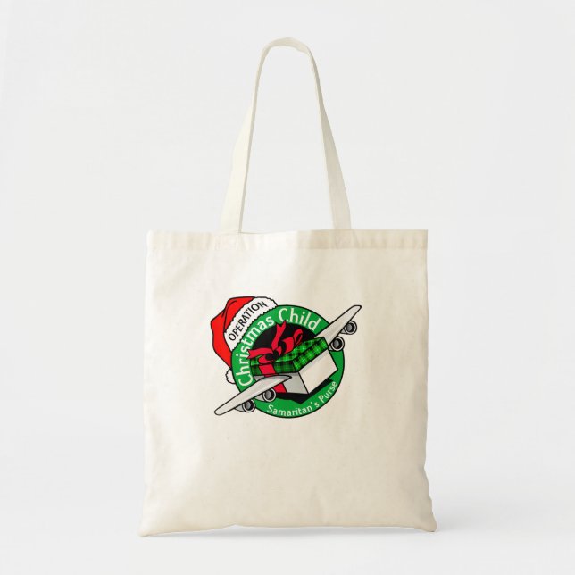 Samaritans Purse Operation Weihnachtskind Funny Tragetasche (Vorne)