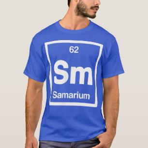 Samarium - Sm - Periodischer Elementkatalog - Scie T-Shirt