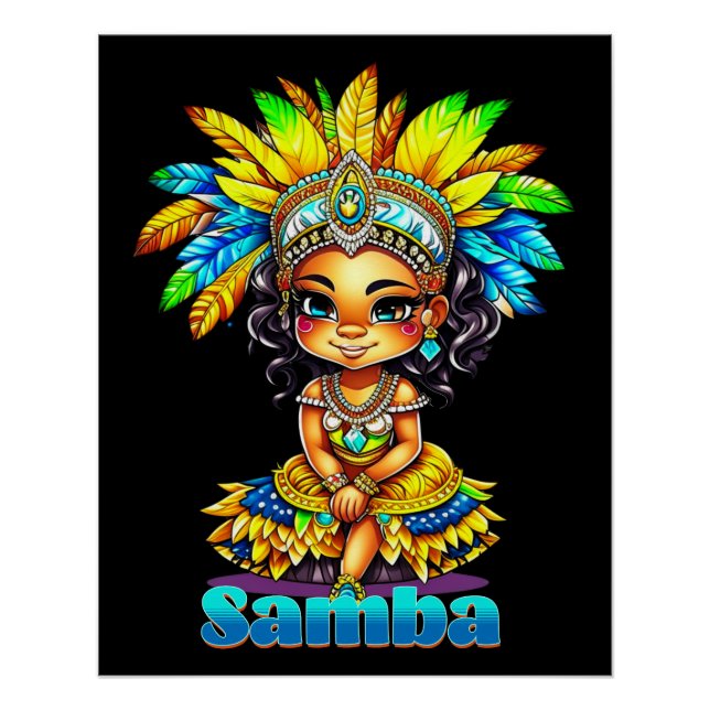 Samba Carnival Girl Poster (Vorderseite)