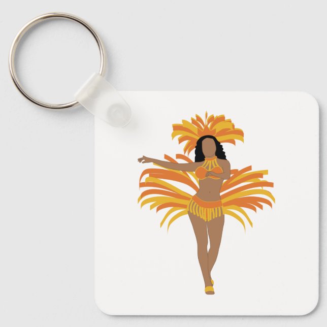 Samba Dancer Schlüsselanhänger (Vorderseite)