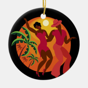Samba/Flamenco-Tänzer Keramik Ornament