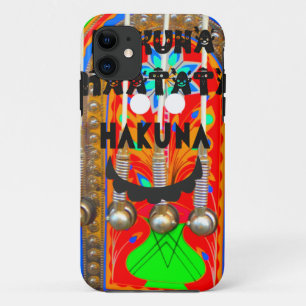 Samba Karnevalfarben Hakuna Matata blings.png iPhone 11 Hülle