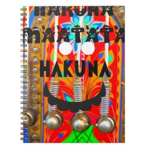 Samba Karnevalfarben Hakuna Matata blings.png Notizblock