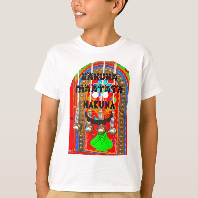 Samba Karnevalfarben Hakuna Matata blings.png T-Shirt (Vorderseite)