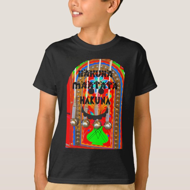 Samba Karnevalfarben Hakuna Matata blings.png T-Shirt (Vorderseite)