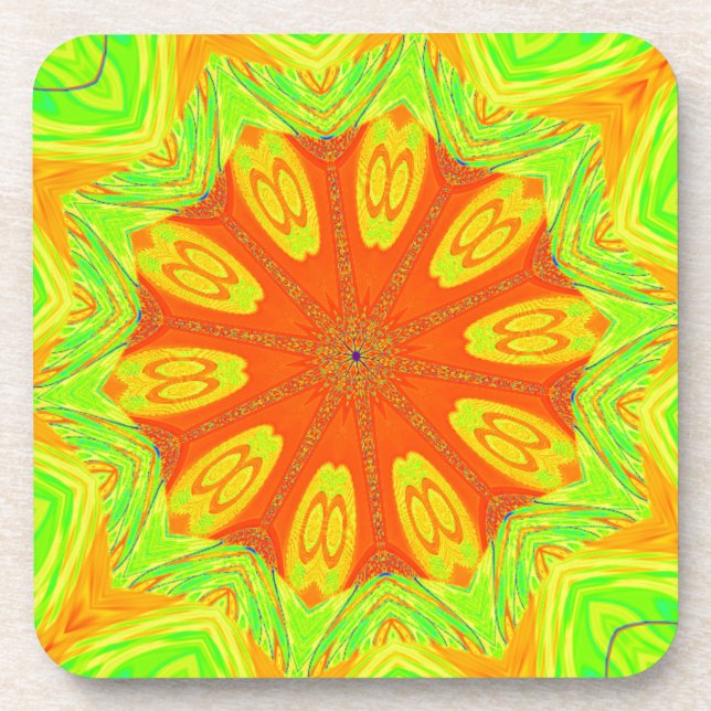 Samba Motif Art Print Getränkeuntersetzer (Vorderseite)