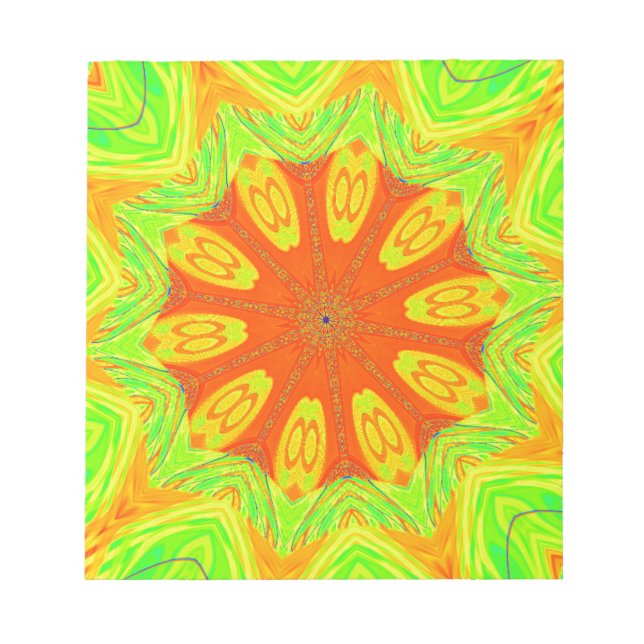 Samba Motif Art Print Notizblock (Vorderseite)