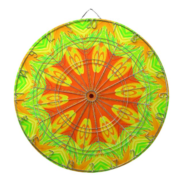Samba-Motiv-Kunstprint Dartscheibe (vorne)