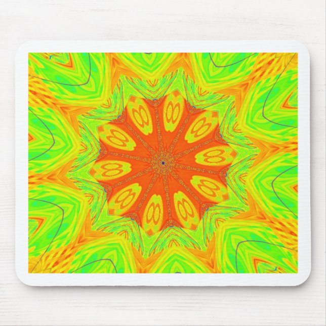 Samba-Motiv-Kunstprint Mousepad (Vorne)