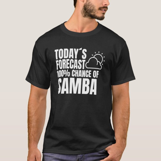 Samba tänzer Tanzpartner für Karnevalssender T-Shirt (Vorderseite)