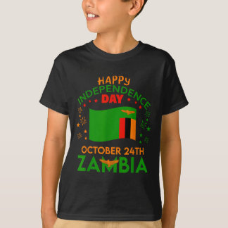 Sambia 61. Unabhängigkeitstag Stolz auf Sambier Sa T-Shirt
