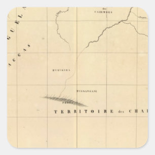 Sambia, Afrika 45 Quadratischer Aufkleber