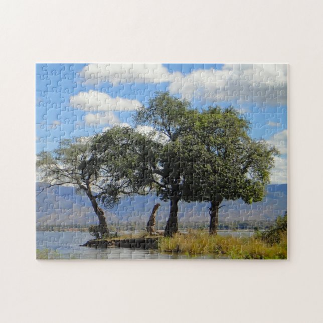 Sambia - Berge und Seen. Puzzle (Horizontal)
