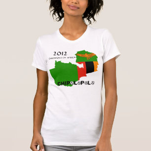 Sambia "Chipolopolo" 2012 Meister Afrika T-Shirt