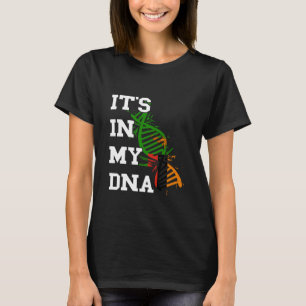 Sambia Es Ist In Meiner DNA-Molekül Sambischer Sto T-Shirt