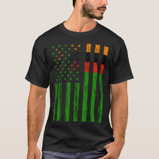 Sambia Flag America US Es liegt in meiner DNA für  T-Shirt