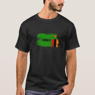 Sambia-Flagge - Reise nach Ostafrika T-Shirt