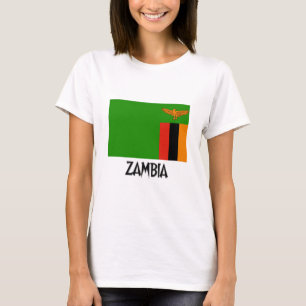 Sambia-Flagge T-Shirt