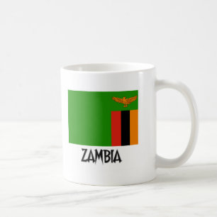 Sambia-Flagge Tasse