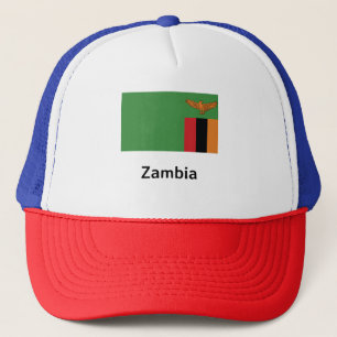 Sambia-Flagge Truckerkappe