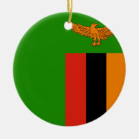 Sambia-Flaggen-Verzierung