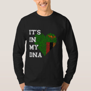 Sambia ist in meinem DNA-Herzen Sambia Stolz Sambi T-Shirt