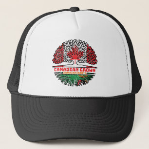 Sambia - kanadisches Tree-Roots-Flag für Kanada Truckerkappe