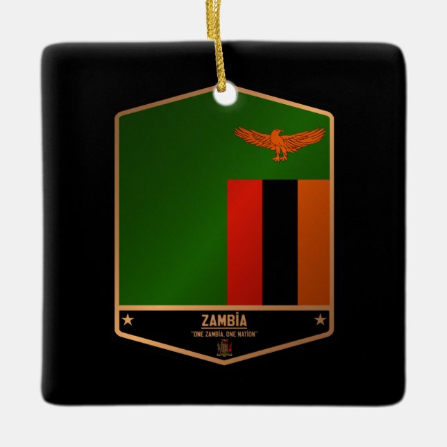 Sambia Keramikornament (Vorderseite)